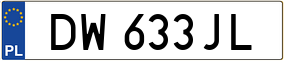 Truck License Plate